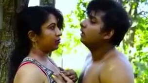 Reshma bhabhi has lovemaking affair outside house