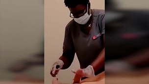 Customer Loses Manage Of Himself During A Brazilian Paraffin wax